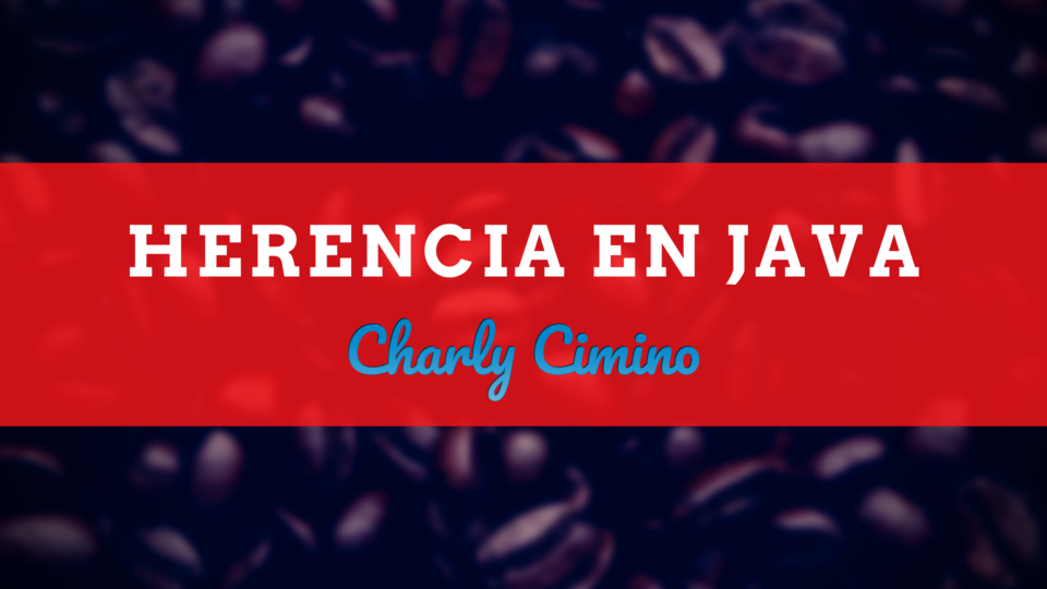 Portada de Herencia en Java